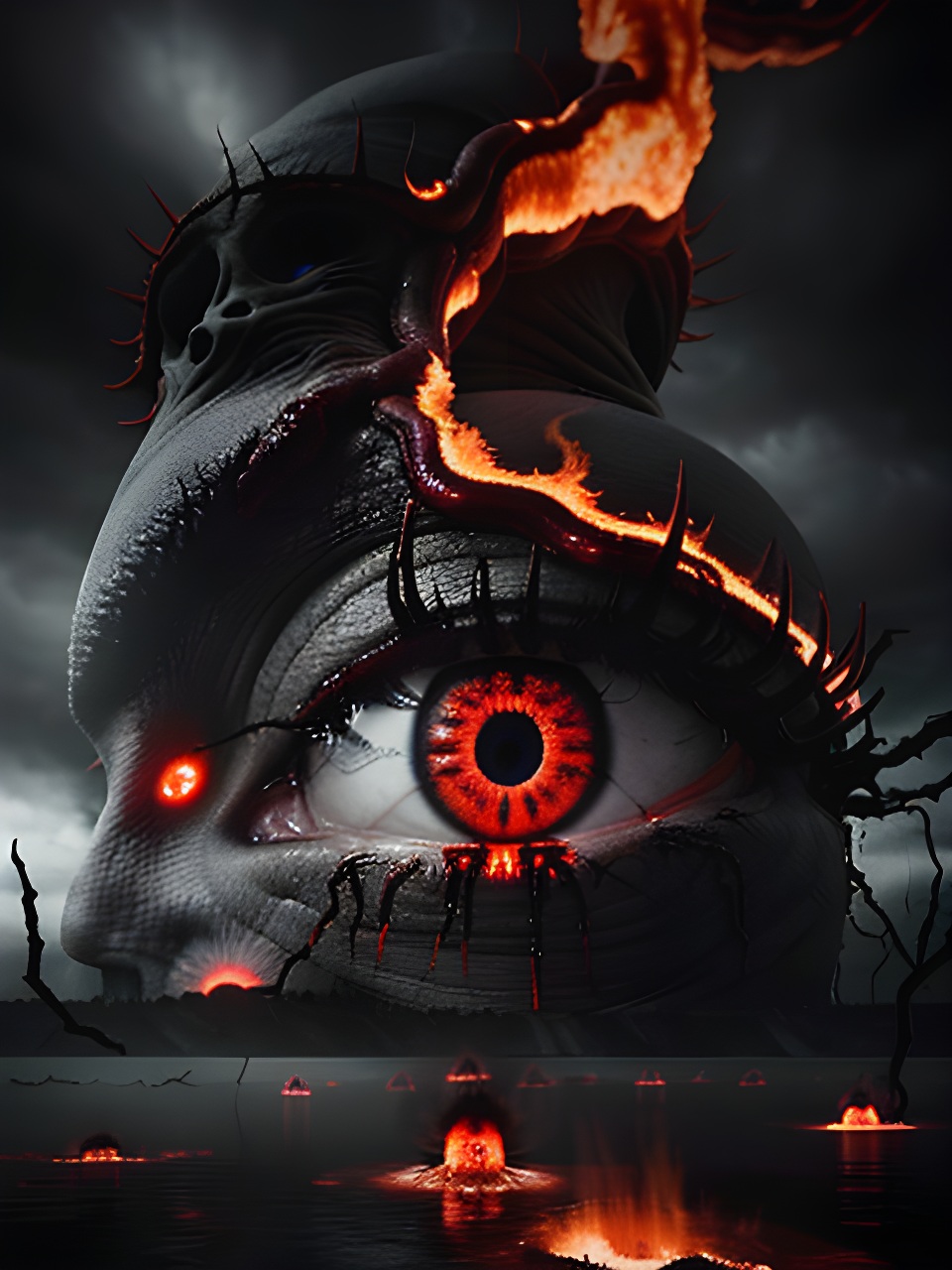 The Eye That Weeps Blood